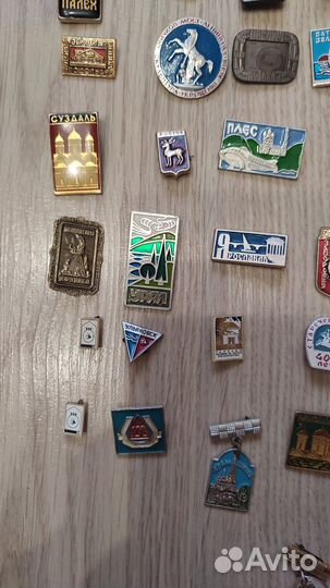 Значки городов 96 шт