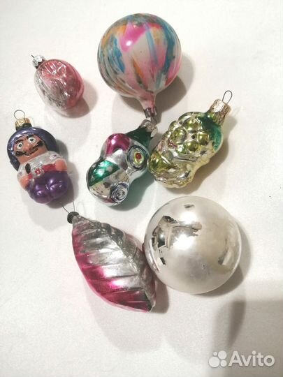 Елочные игрушки СССР Бармалей и другие