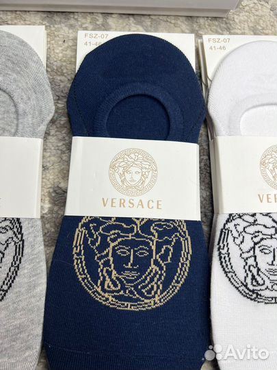 Носки следки Versace набор