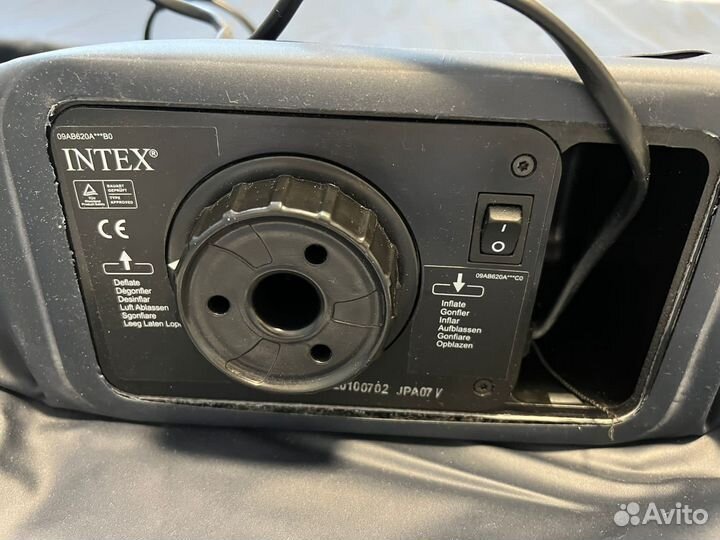 Надувной матрас двуспальный Intex