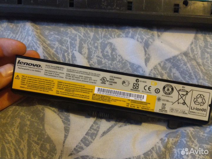 Аккумулятор для ноутбука lenovo