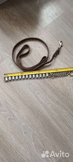 Ошейник с поводком