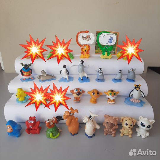 Игрушки Киндер Некиндер животные