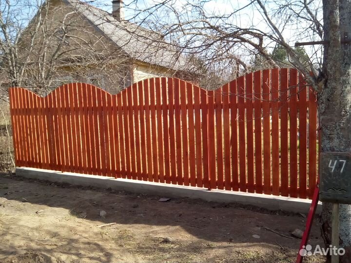 Установка забора под ключ