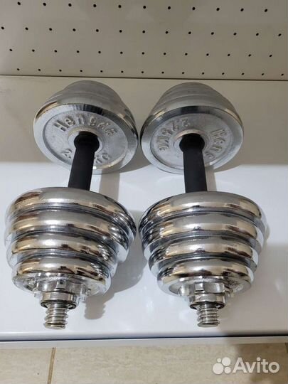 Гантели 2 шт. Каждая по 15 кг