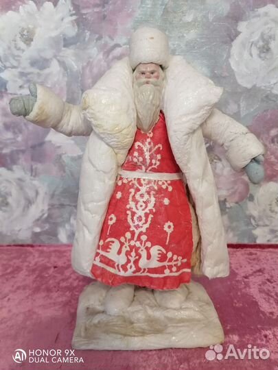 Большой ватный дед мороз СССР