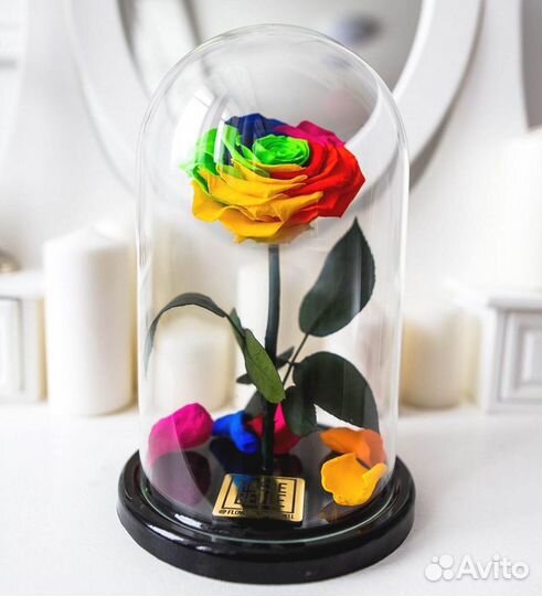 Роза в колбе. От производителя