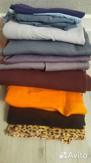 Отрезы ткани футер, кулирка,флис