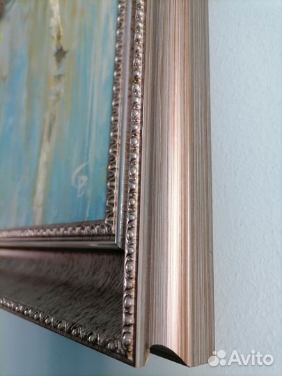 Картина маслом на холсте с подписью художника