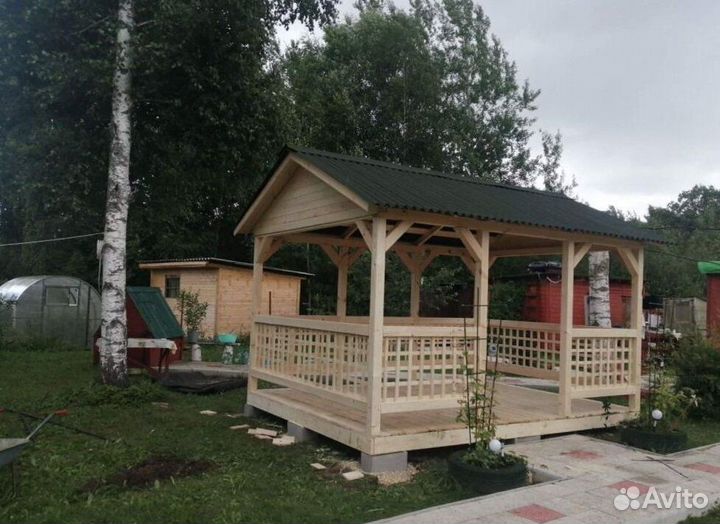 Деревянные беседки