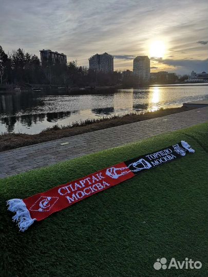 Шарф болельщика фк Спартак Москва