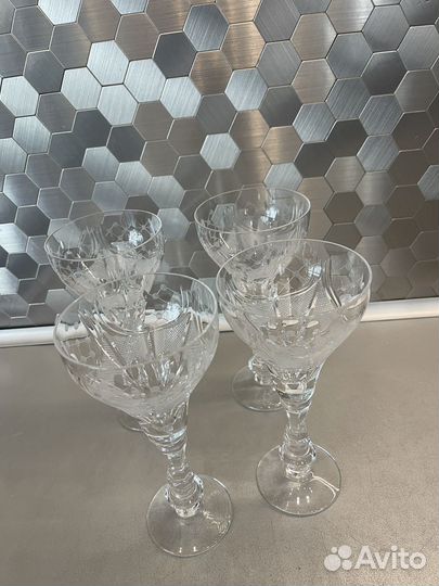 Фужеры хрустальные СССР