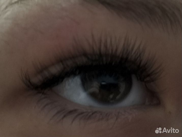Наращивание ресниц на дому виз