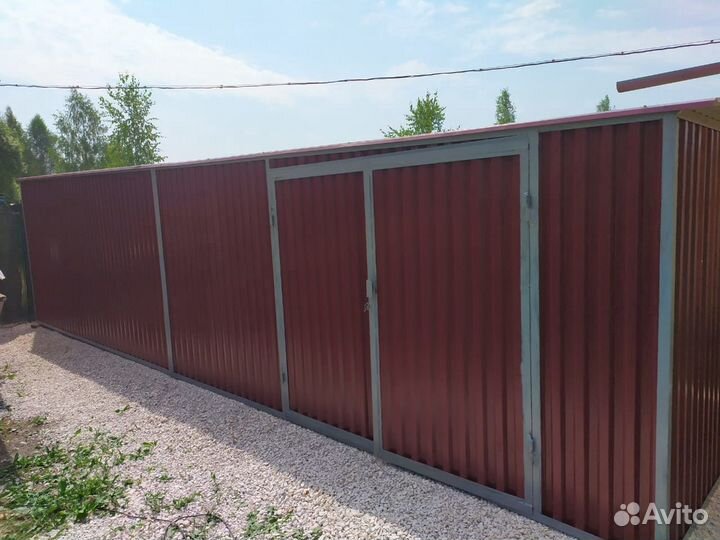 Гараж пенал ракушка