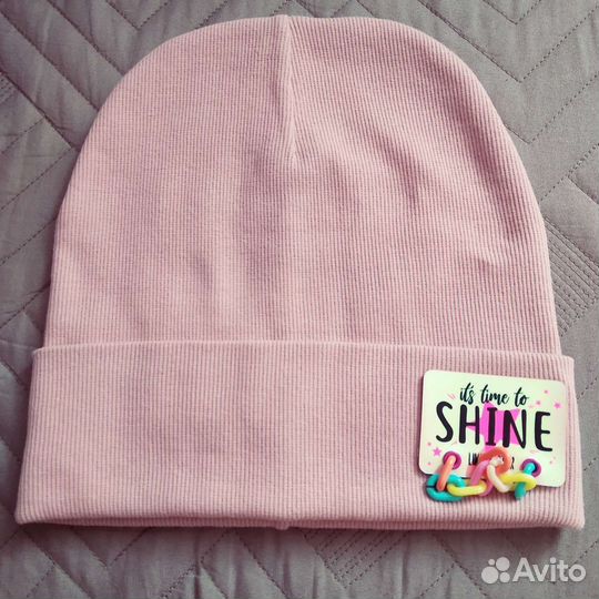 Шапочка для девочки, размер 54-56