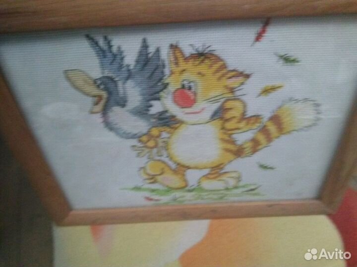 Винтаж вышивка крестиком СССР