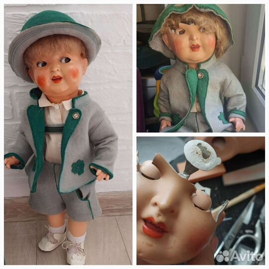 Реставрация винтажных кукол