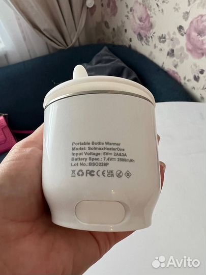 Портативный подогреватель для бутылочек
