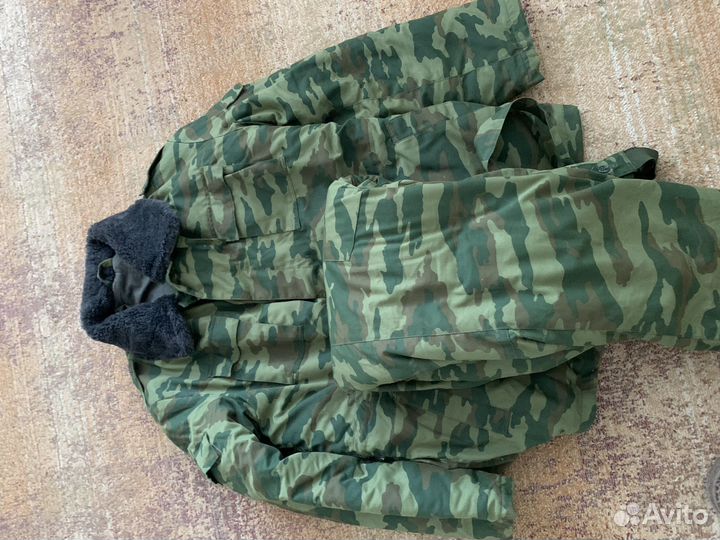 Куртка и брюки утепленные армейские камуфляж