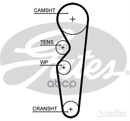 Зубчатый ремень привода грм PowerGrip 5665XS G