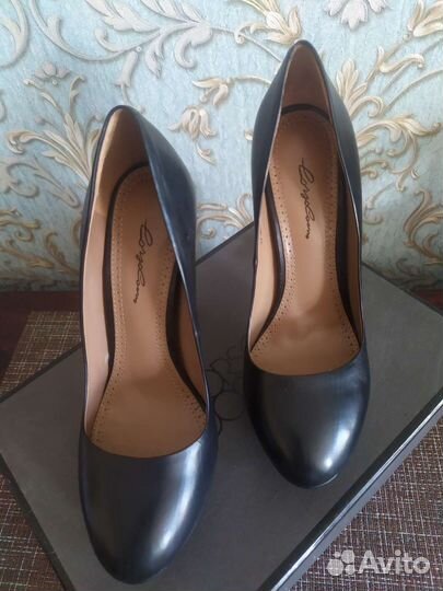 Туфли на высоком каблуке, кожа, р.36.5