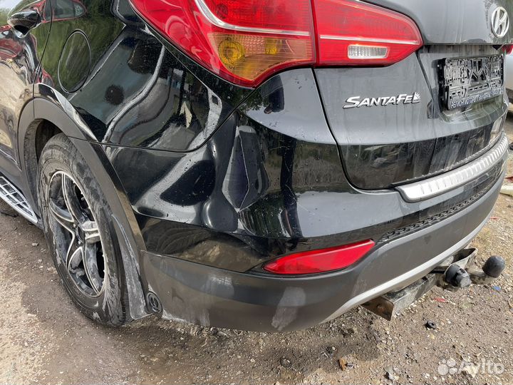 Задний бампер hyundai santa fe 3