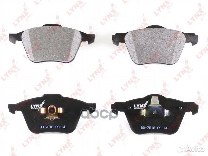 Колодки тормозные дисковые перед BD7818