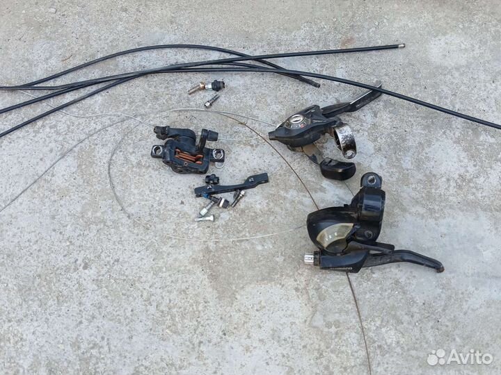 Два передних переключателя и передний суппорт