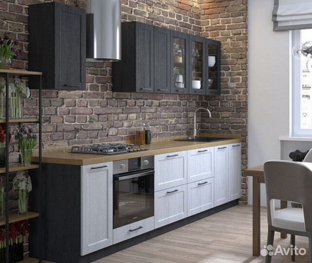 Кухня прямая любого размера