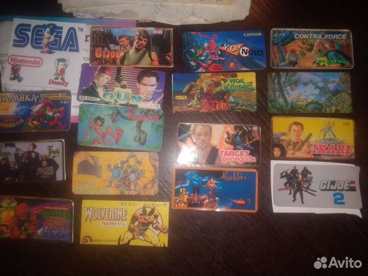 Игры, корпуса, платки, наклейки для Dendy