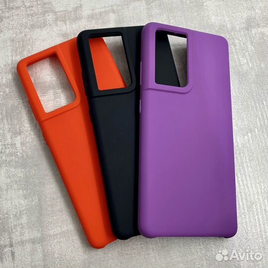 Силиконовые чехлы для Samsung S21 Ultra