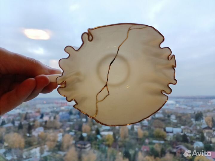 Чайная пара. Костяной фарфор. Htonic ceramic