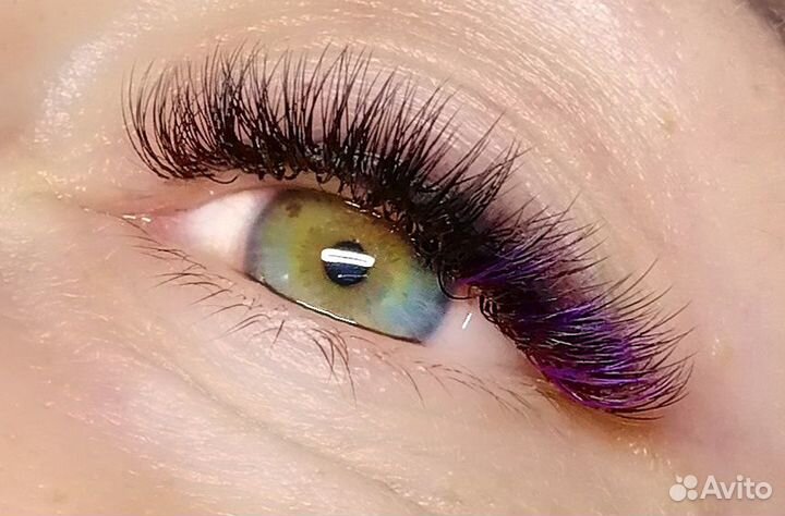 Наращивание ресниц (классика, 1,5D, 2D)