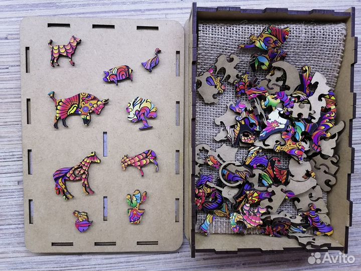 Пазлы из дерева