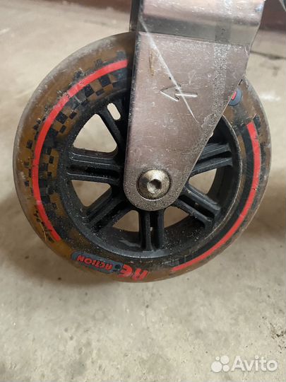 Самокат детский двухколесный складной б/у