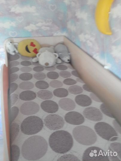Крлвать чердак детская+матрас