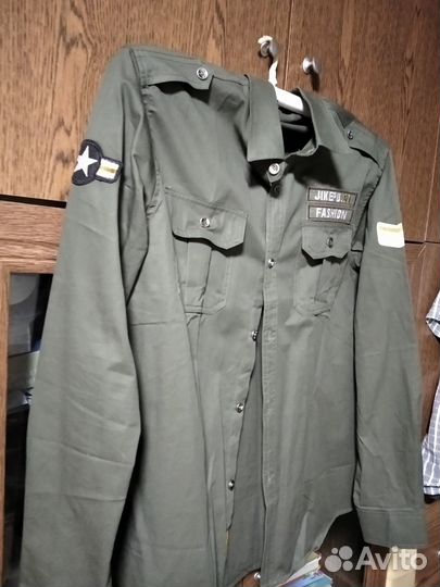 Рубашка защитного цвета 4 xxL(реал 50-52)