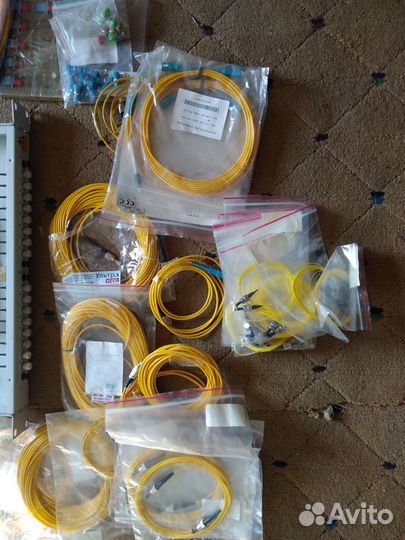 Кросс оптический для вок на 16 портов SC и 16 FC