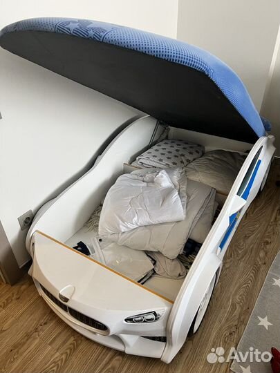 Детская кровать машина бмв