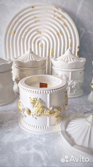 Новогодняя шкатулка карусель