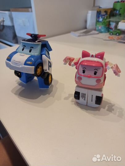 Робокар Поли и Эмбер оригиналы