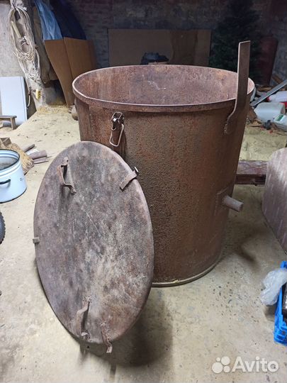 Коптильня (бочка 500литров)