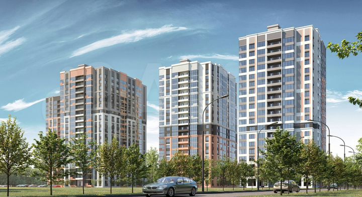 Квартира-студия, 21,7 м², 13/19 эт.