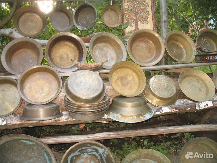 Тазы латунные для варенья старинные Царские и СССР