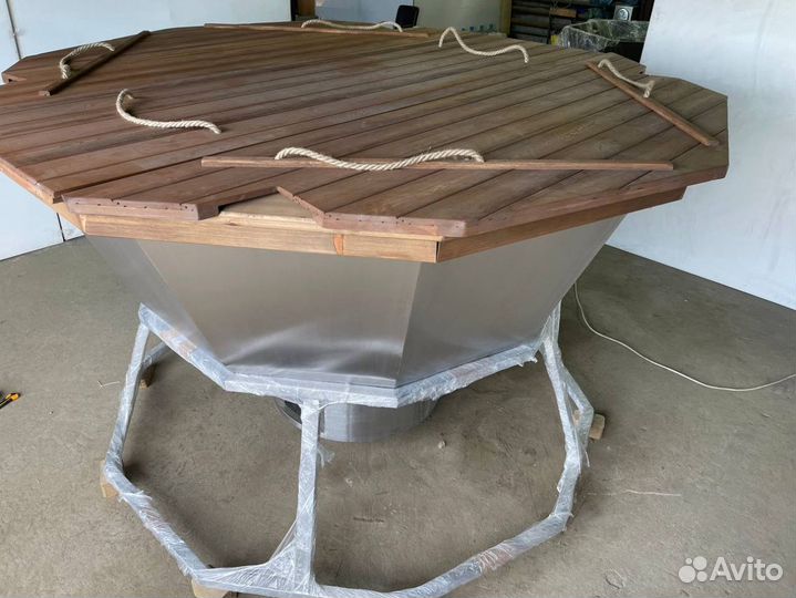 Банный Чан Купель нагрев от костра