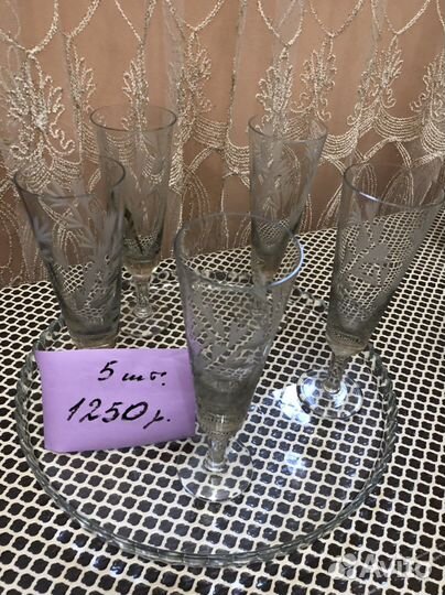 Фужеры, бокалы, стаканы