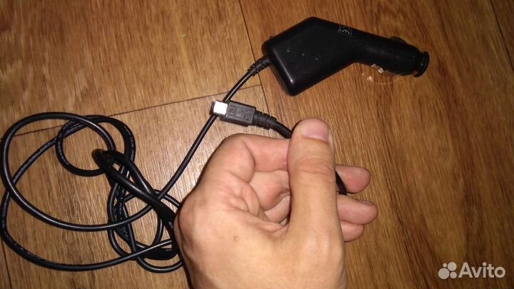 Зарядка от прикуривателя. Микро usb