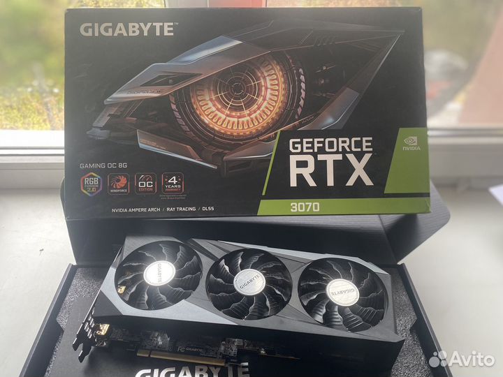 Видеокарта gigabyte 3070