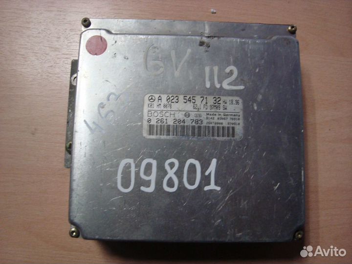 Блок управления двигателем W463 M112 A0235457132