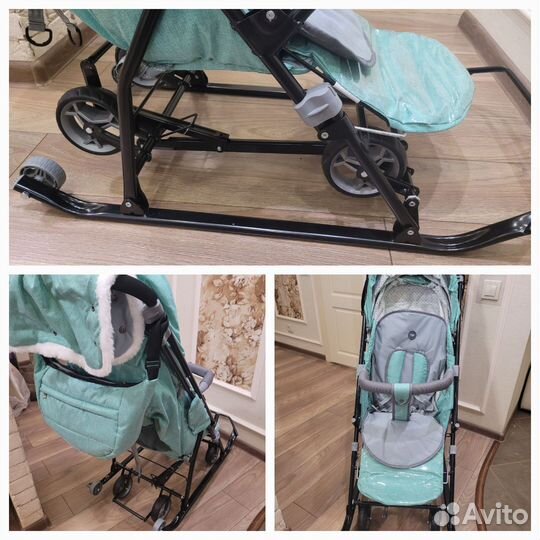 Новые санки-коляска